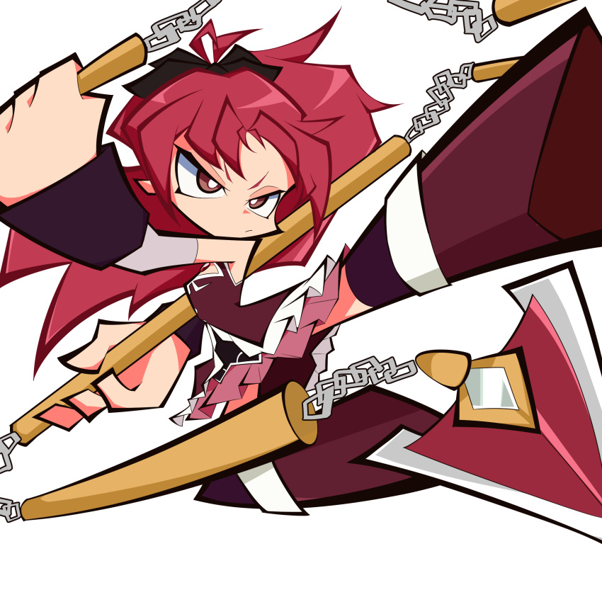 1girl, absurdres, boots, bow, detached_sleeves, hair_bow, highres, kicking