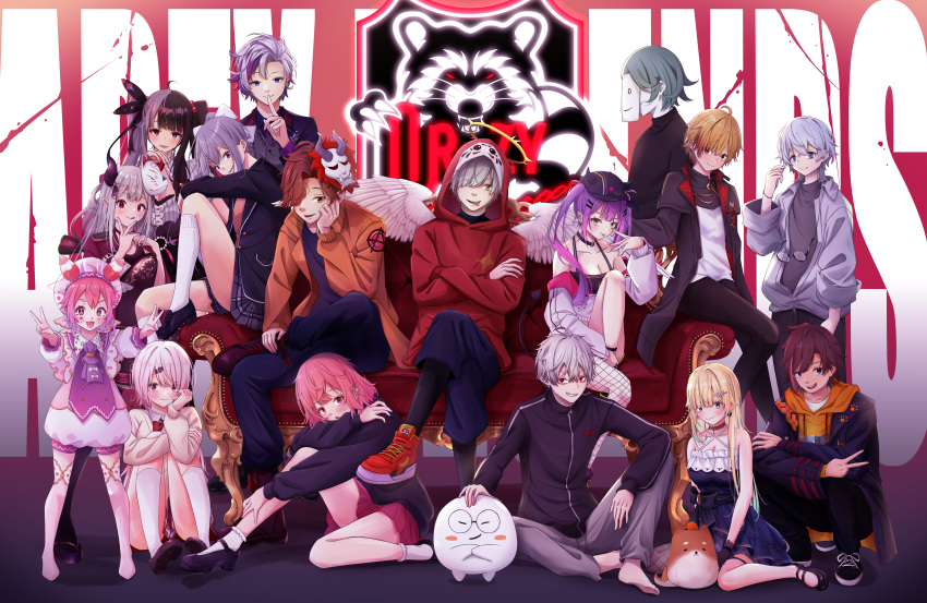 absurdres, aoba_takeru, apex_legends, arisakaaa_(crazy_raccoon), black_footwear, blonde_hair, bow, brown_hair