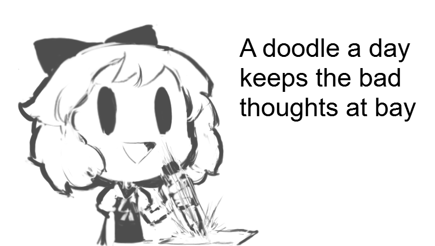 1girl, black_eyes, chibi, cirno, commentary, english_text, hair_ornament, inawon