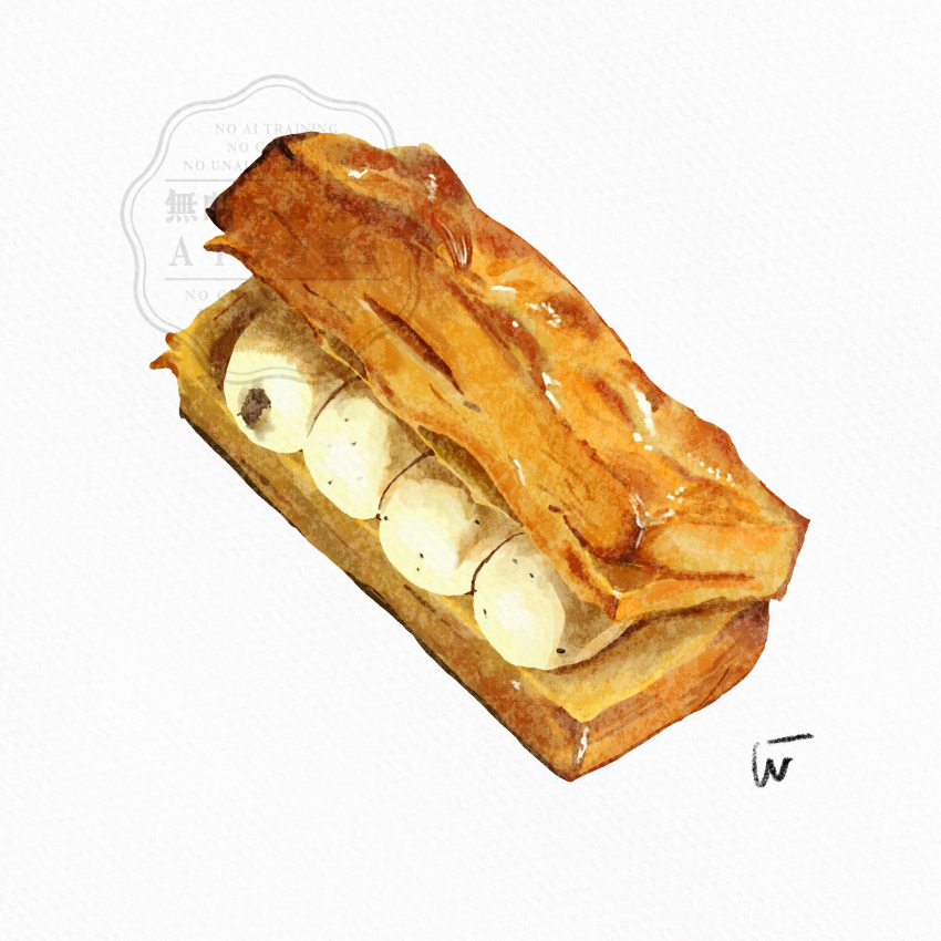 artist_name, bread, commentary_request, food, food_focus, highres, no_humans, ocome_sumesh