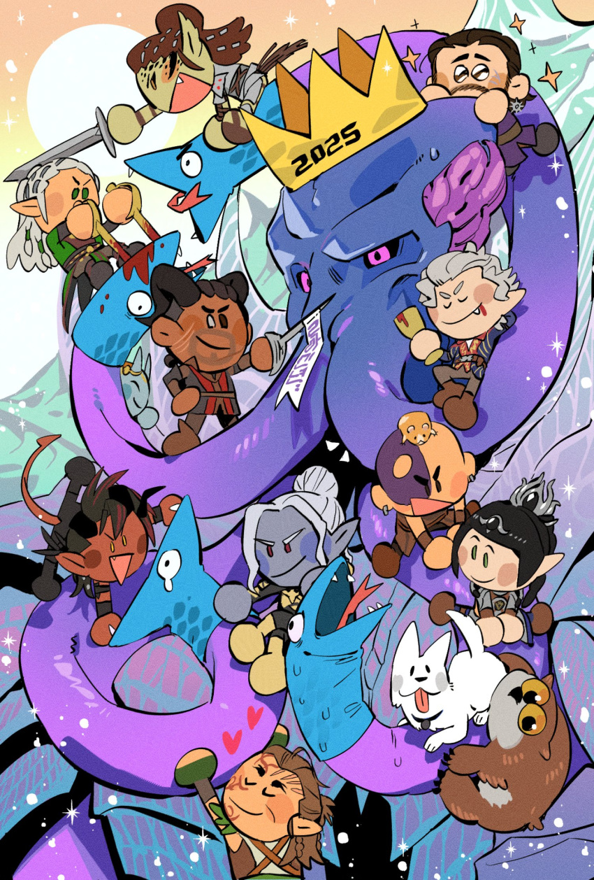 0_0, 2025, 5girls, 6+boys, astarion, baldur's_gate, baldur's_gate_3, blood