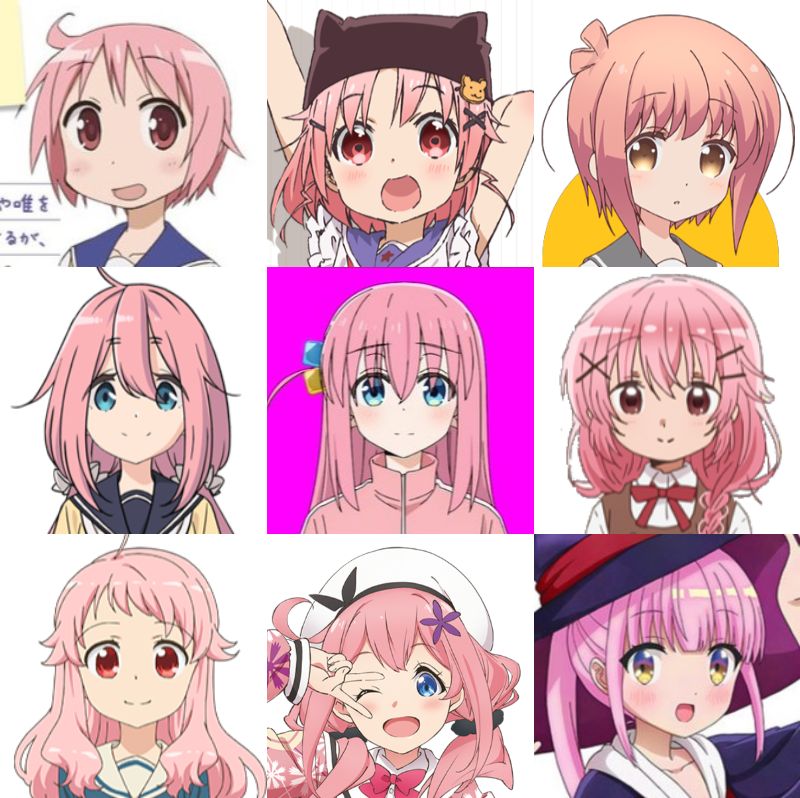 6+girls, anima_yell!, blue_eyes, comic_girls, gakkou_gurashi!, gotoh_hitori, hatoya_kohane, ichinose_hana