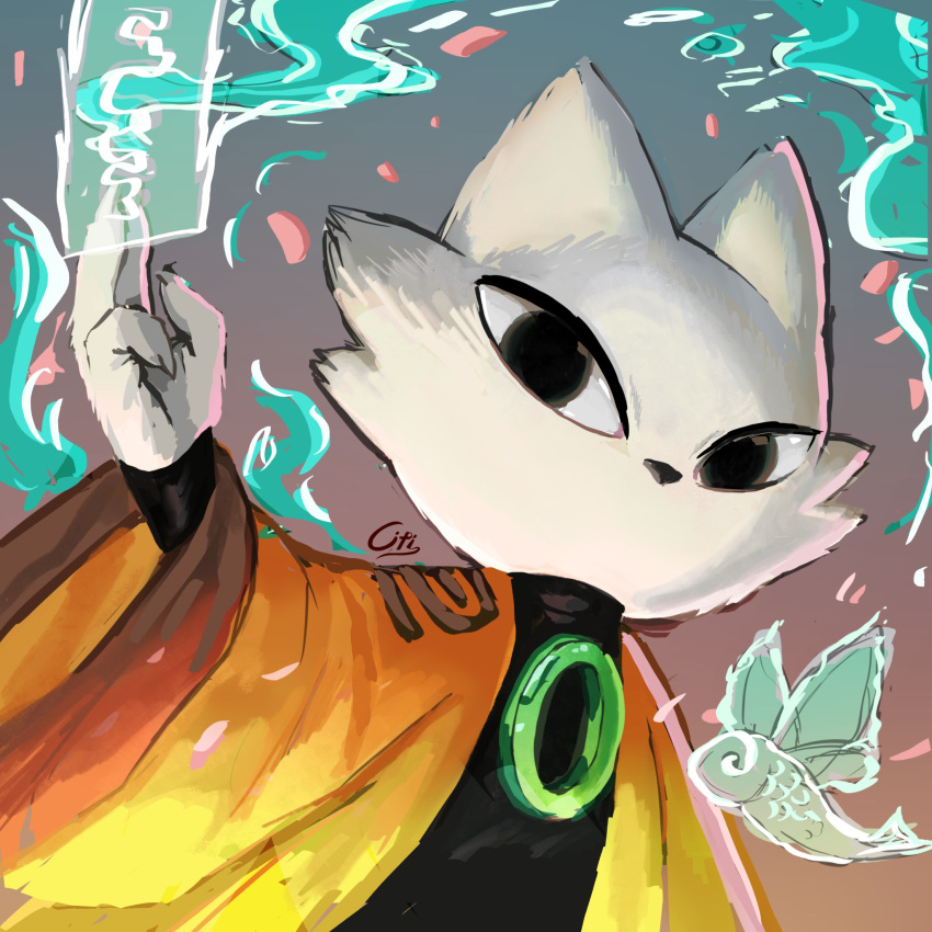 1boy, almond_eyes, animal_ears, artist_name, cat_boy, cat_ears, cat_nose, chinese_commentary