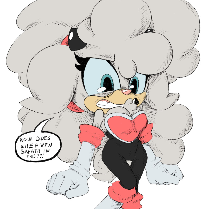 big_breasts, different_outfit, egyrm, embarrassed, furry, furry_female, heart, idw_publishing, lanolin_the_sheep, rogue_the_bat, sheep, sheep_ears, sheep_girl, sheep_horns, sonic_(series)