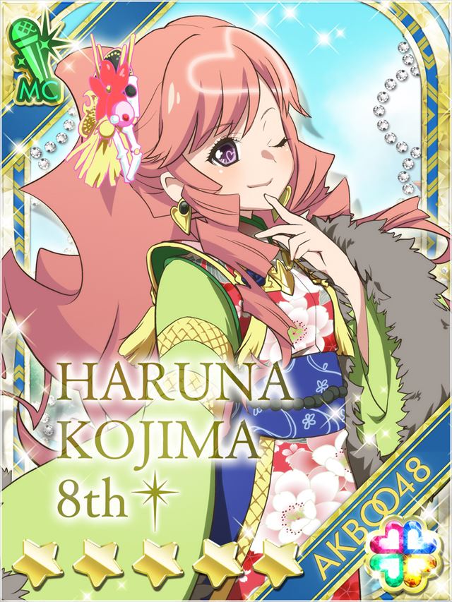 1girl, ;), akb0048, card_(medium), character_name, chinese_clothes, closed_mouth, copyright_name
