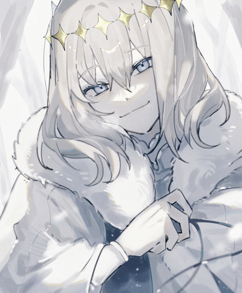 1boy, blue_eyes, chinese_commentary, cloak, closed_mouth, commentary_request, fate/grand_order, fate_(series)