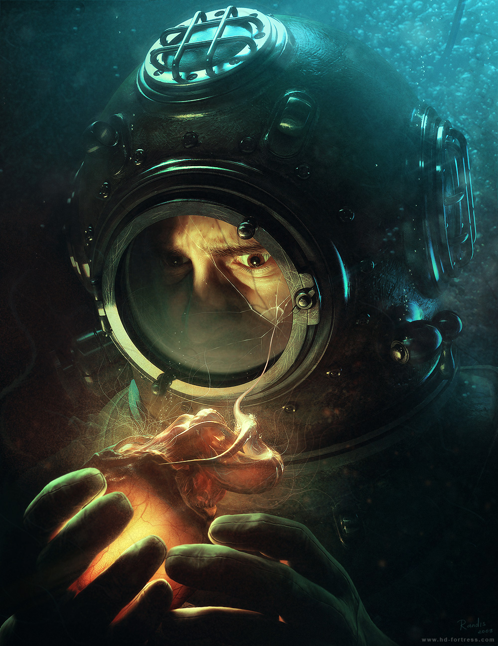 alien, alien_(movie), brown_eyes, bubble, bubbles, copyright_request, crack, cracks
