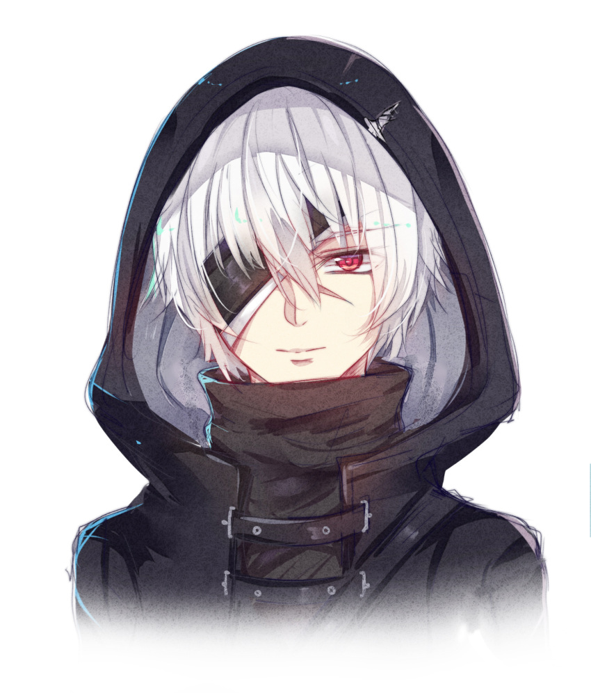 1boy, black_coat, black_shirt, chinese_commentary, cloak, closed_mouth, coat, commentary_request