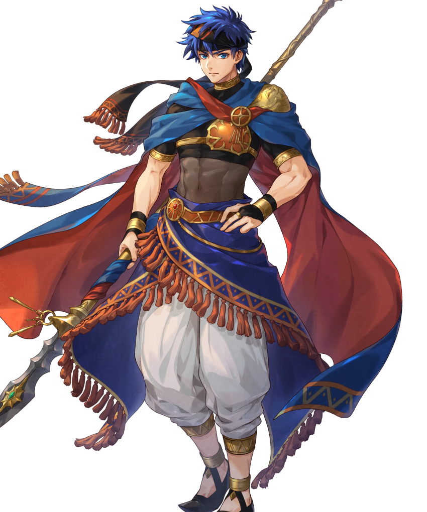 1boy, blue_eyes, blue_hair, fire_emblem, fire_emblem:_path_of_radiance, fire_emblem_heroes, headband, highres
