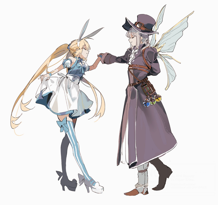 1boy, 1girl, animal_ear_hairband, animal_ears, artoria_caster_(fate), artoria_caster_(swimsuit_berserker)_(fate), artoria_caster_(swimsuit_berserker)_(second_ascension)_(fate), artoria_pendragon_(fate)