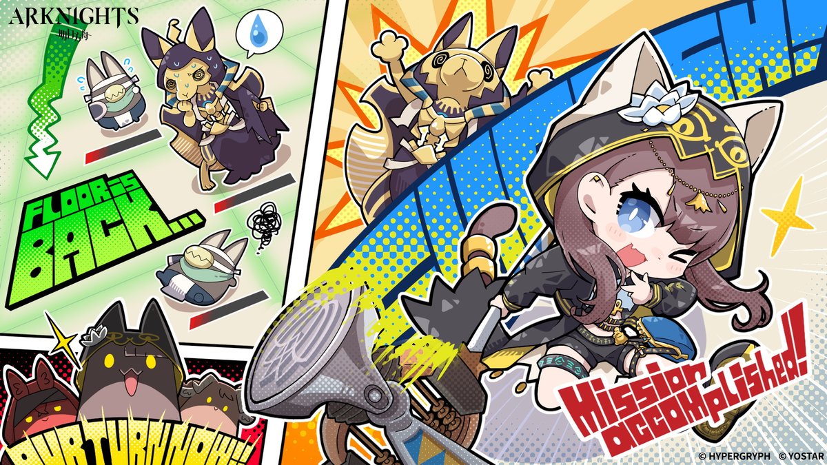 1boy, 3girls, animal_ear_hood, arknights, artist_request, blue_eyes, cat_boy, cat_girl