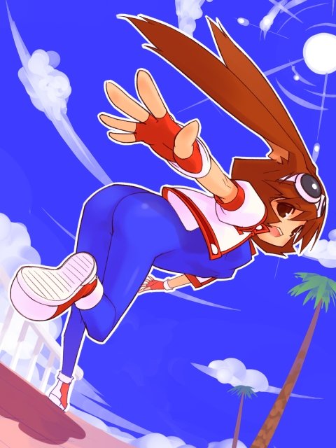 1girl, animal_ears, ass, bodysuit, brown_eyes, brown_hair, bunny_ears, coat