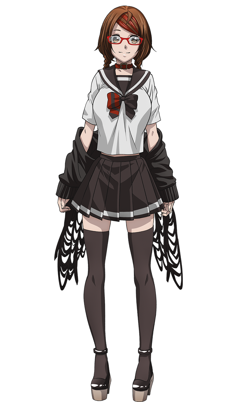 1girl, artist_request, black_bow, black_bowtie, black_footwear, black_jacket, black_sailor_collar, black_skirt