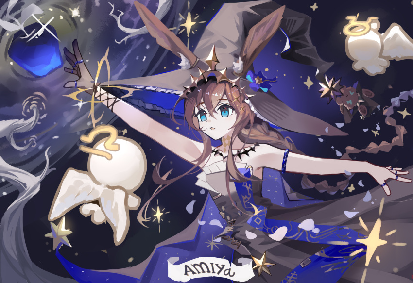 1girl, absurdres, amiya_(ambience_synesthesia_2024)_(arknights), amiya_(arknights), amiya_(medic)_(arknights), animal_ear_fluff, animal_ears, arknights