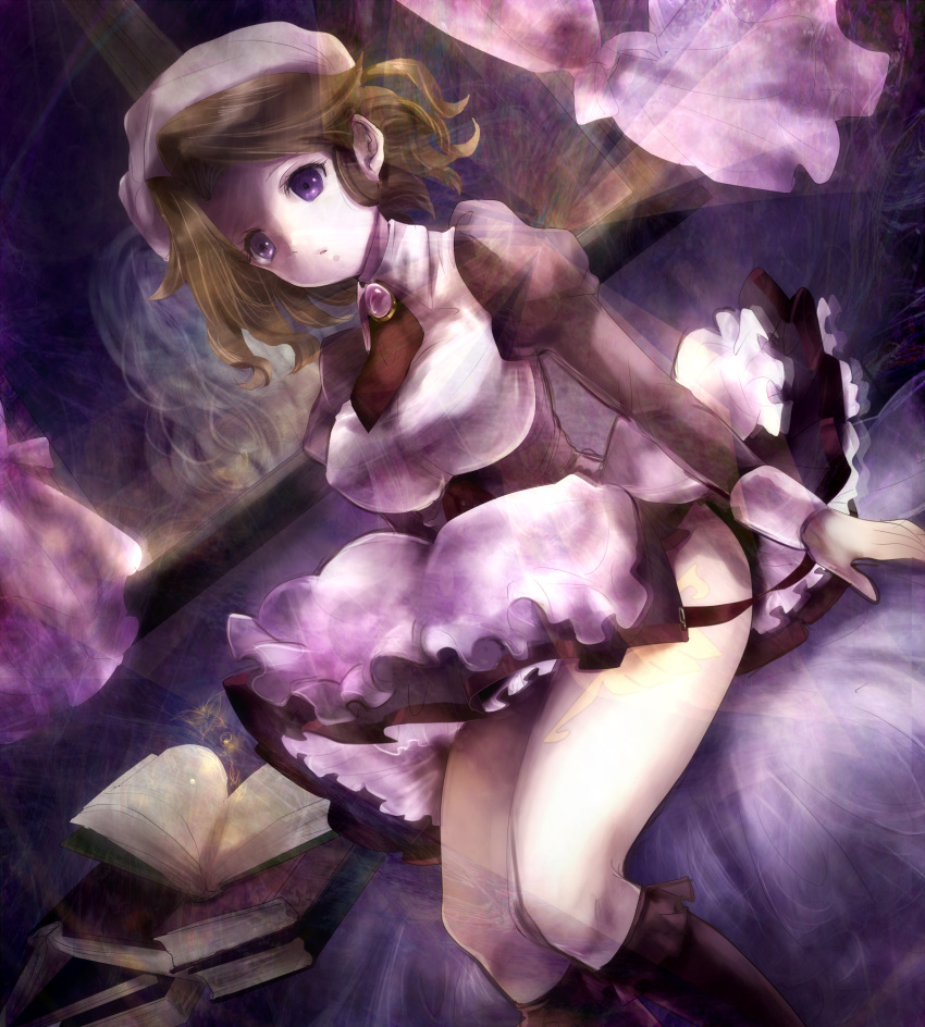 brown_hair, highres, maid, shannon, tanada, tattoo, umineko_no_naku_koro_ni