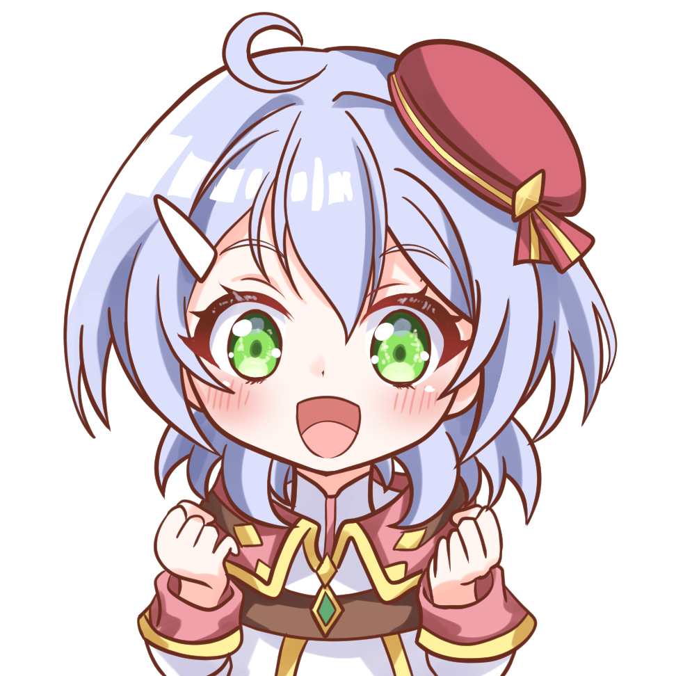 1girl, ahoge, ayla_lawrence, beret, blue_hair, blush_stickers, capelet, child