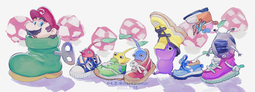 >_<, 1boy, ^_^, artist_name, big_nose, black_eyes, black_skin, blue_eyes