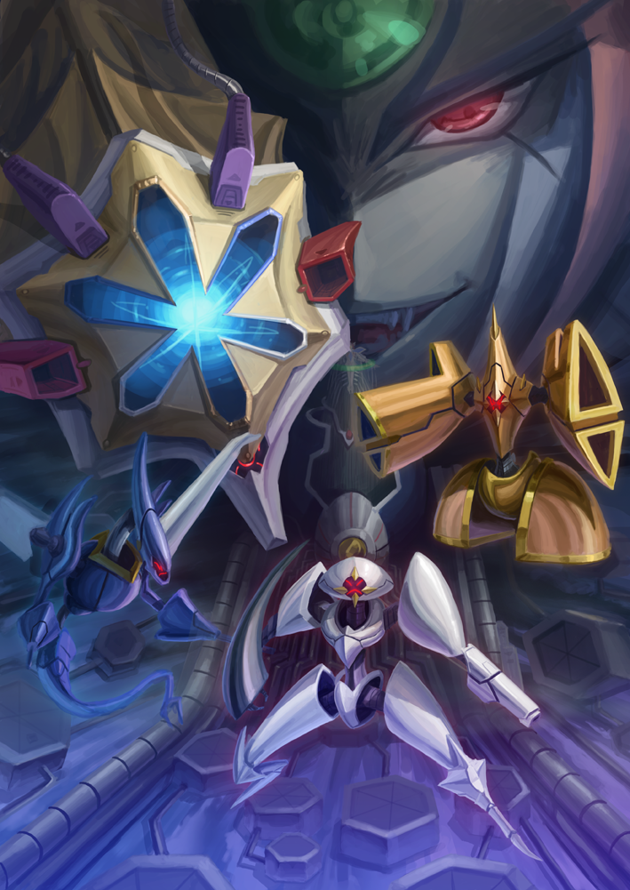 aporia, duel_monster, hokuto_shinken, imperial_soldier_wisel_ein, machine, machine_imperial, machine_imperial__soldier_skiel_ein, machine_imperial_god_dragon_asterisk