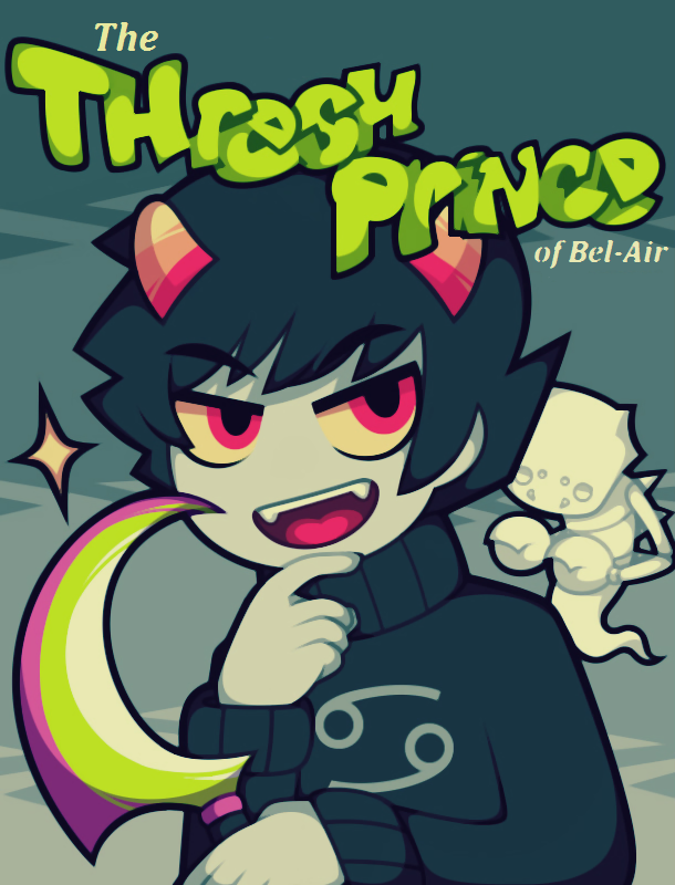 1boy, black_hair, black_sweater, cancer_(symbol), colored_sclera, colored_skin, commentary, english_commentary