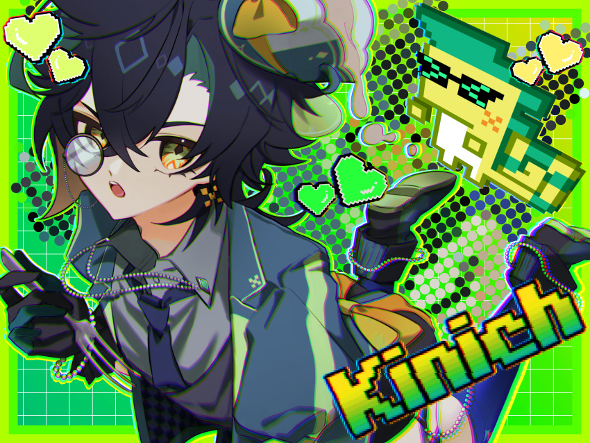 1boy, 1other, absurdres, ajaw_(genshin_impact), anklet, arm_up, bead_anklet, bead_bracelet