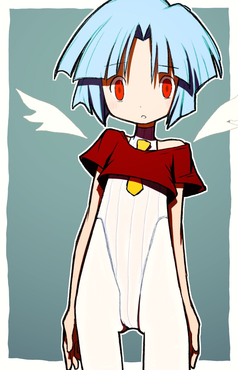 1boy, 1girl, beeru_(veil8801), blue_hair, character_request, closed_mouth, emilio_michaelov, highres