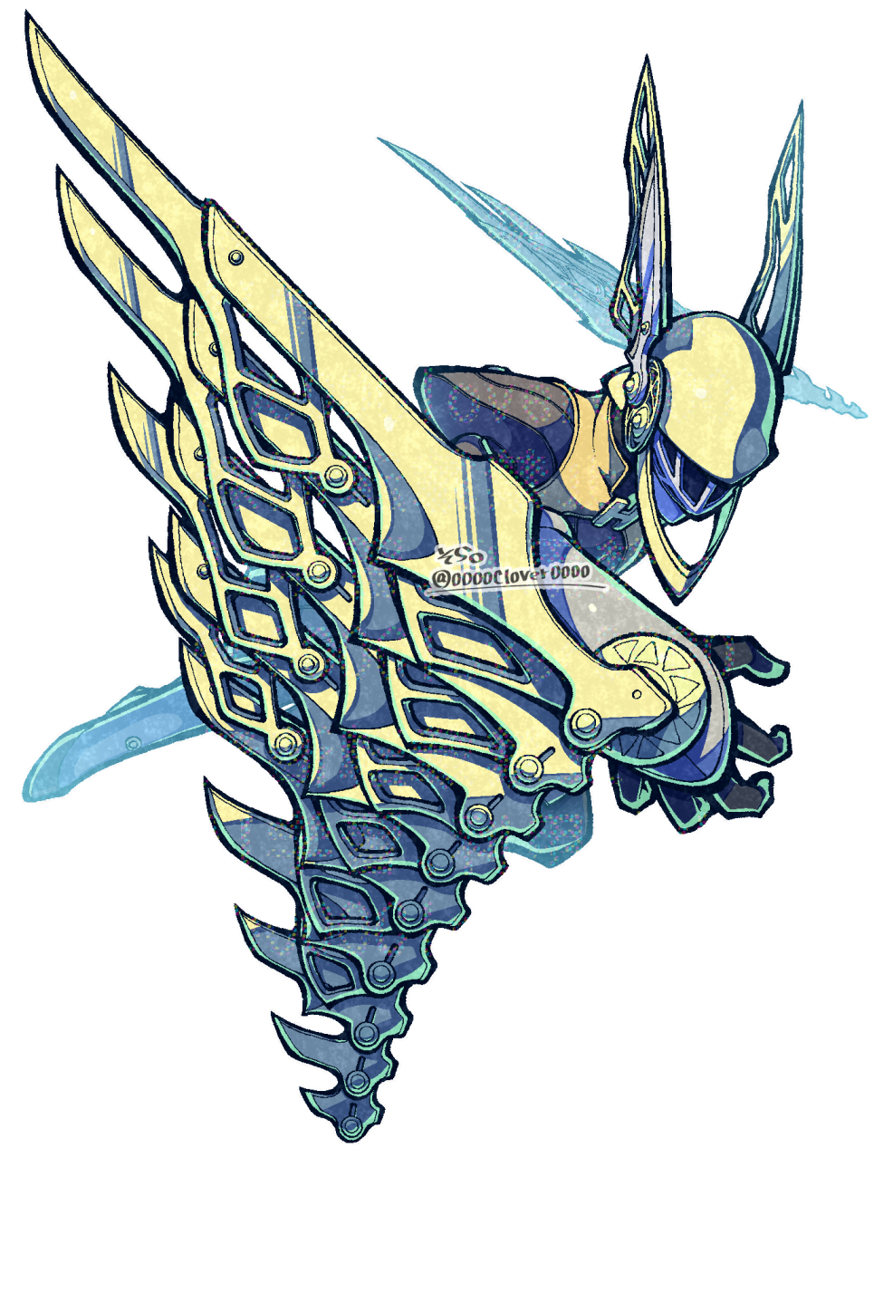 04sora40, black_gloves, commentary_request, covered_eyes, facing_viewer, floating, full_body, gloves