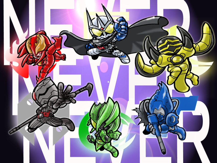 bad_id, chibi, cyclone_dopant, heat_dopant, kamen_rider, kamen_rider_eternal, kamen_rider_w, luna_dopant