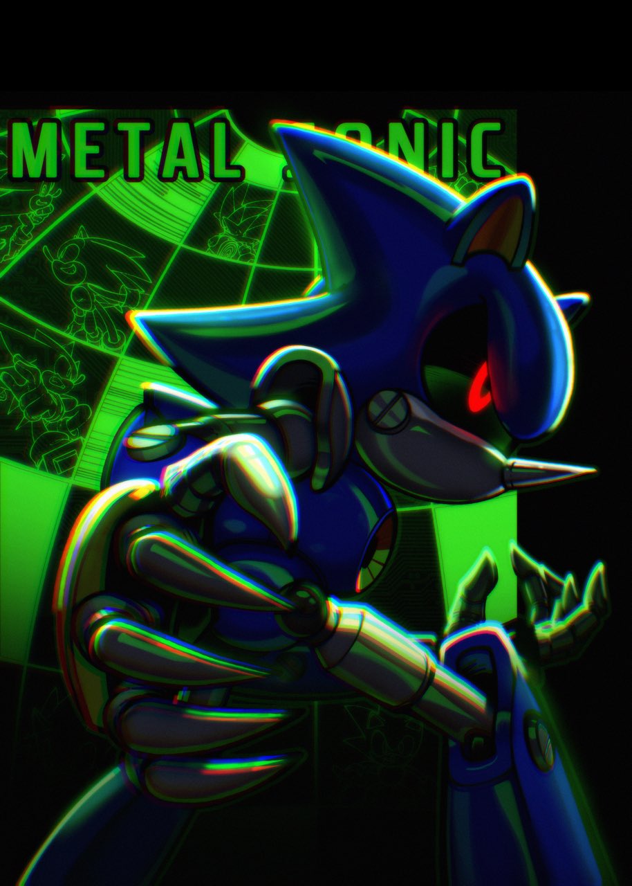 1boy, animal_ears, armor, black_sclera, blue_armor, character_name, chromatic_aberration, claws
