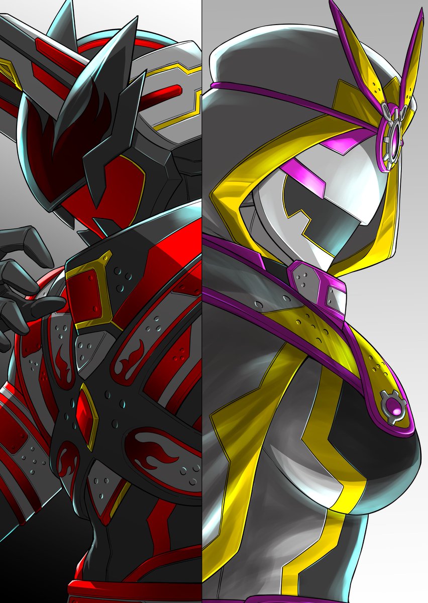 1boy, 1girl, asagaki_toogo, black_bodysuit, black_helmet, bodysuit, breasts, capelet