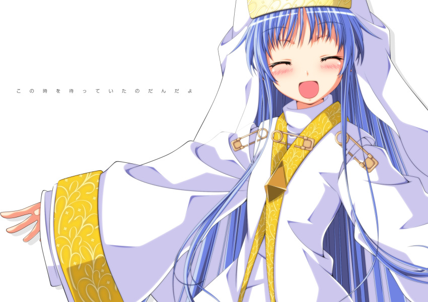 blue_hair, cape, highres, index, kasalelia, long_hair, mattete_koisanman, nu