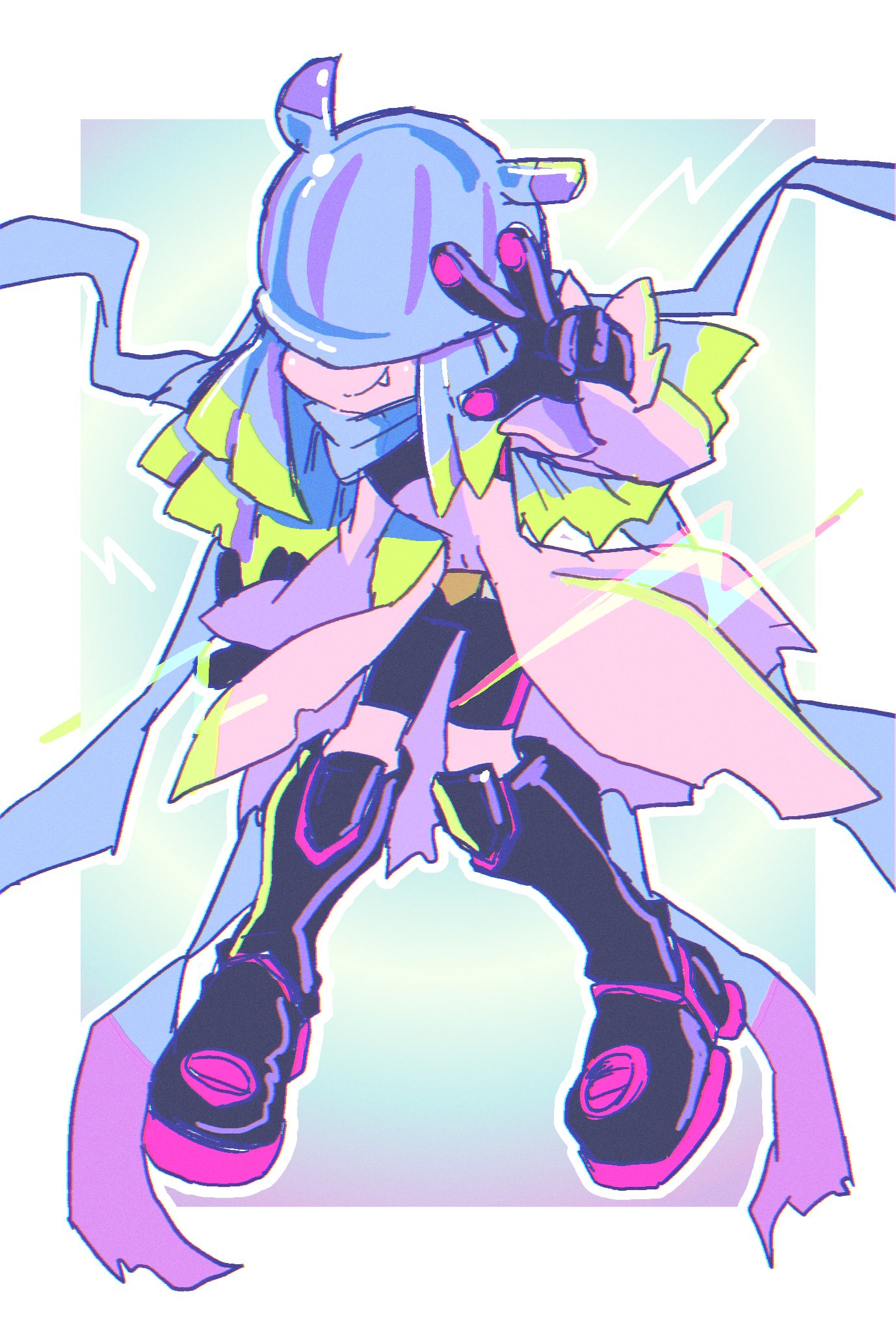 belt, boots, digimon, digimon_(creature), electricity, fang, gloves, happy
