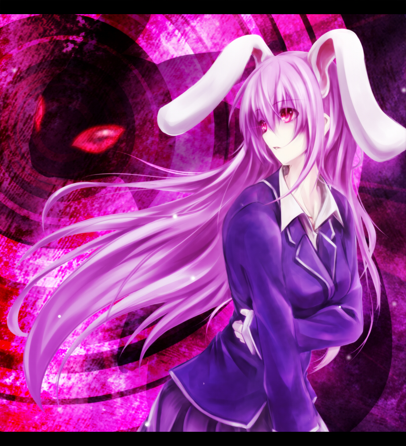 animal_ears, blazer, bunny, bunny_ears, cofi_(eternal), eternal, extra_ears, glowing