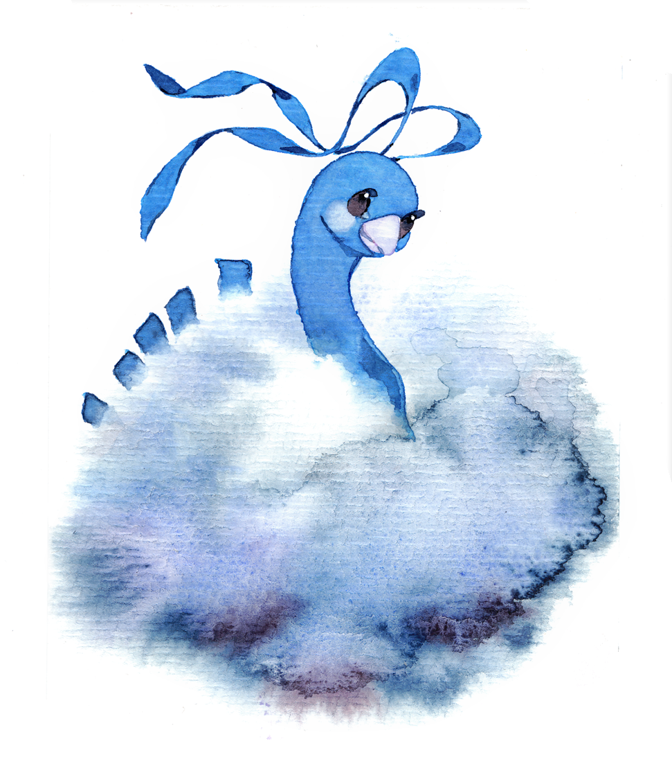 altaria, antennae, beak, bird, black_eyes, blue_feathers, commentary_request, feathers