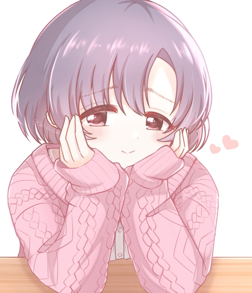 1girl, black_hair, blush, cardigan, closed_mouth, coa_co_coa, dot_nose, eyelashes