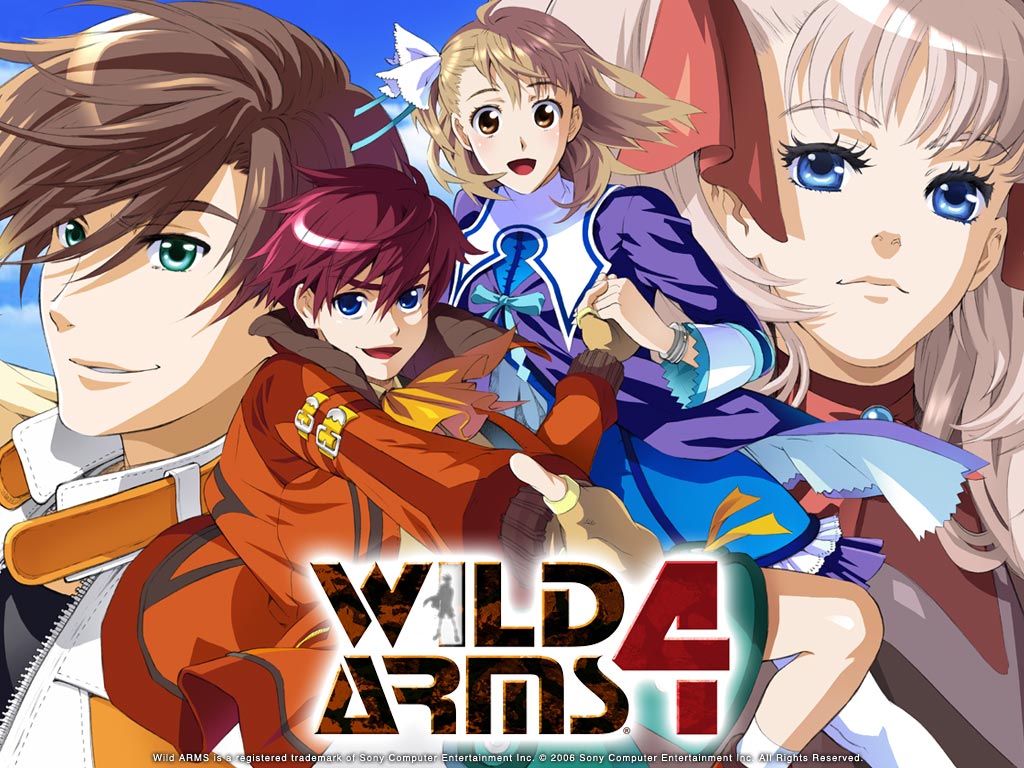 2boys, 2girls, ahoge, arnaud_g_vasquez, belt, blue_eyes, brown_eyes, brown_hair