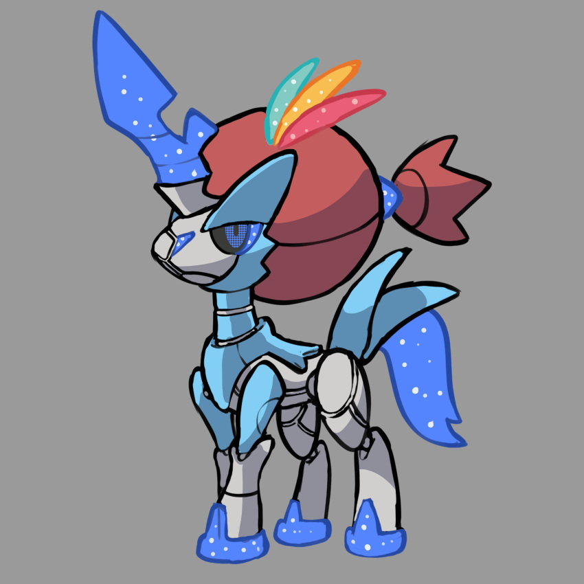 absurdres, adoptable, black_sclera, blue_eyes, colored_sclera, commentary, english_commentary, fakemon