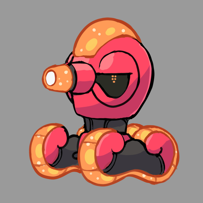 absurdres, adoptable, black_sclera, colored_sclera, fakemon, full_body, grey_background, highres