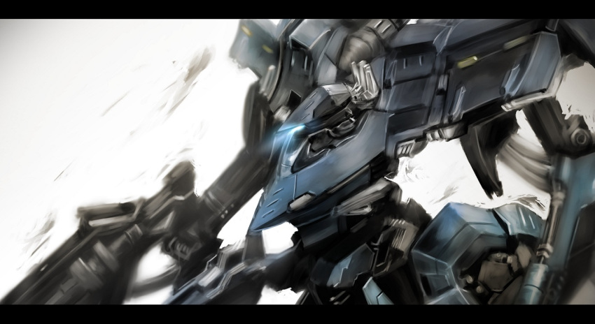 armored_core, armored_core:_for_answer, dual_wielding, fromsoftware, gun, holding, humanoid_robot, mecha