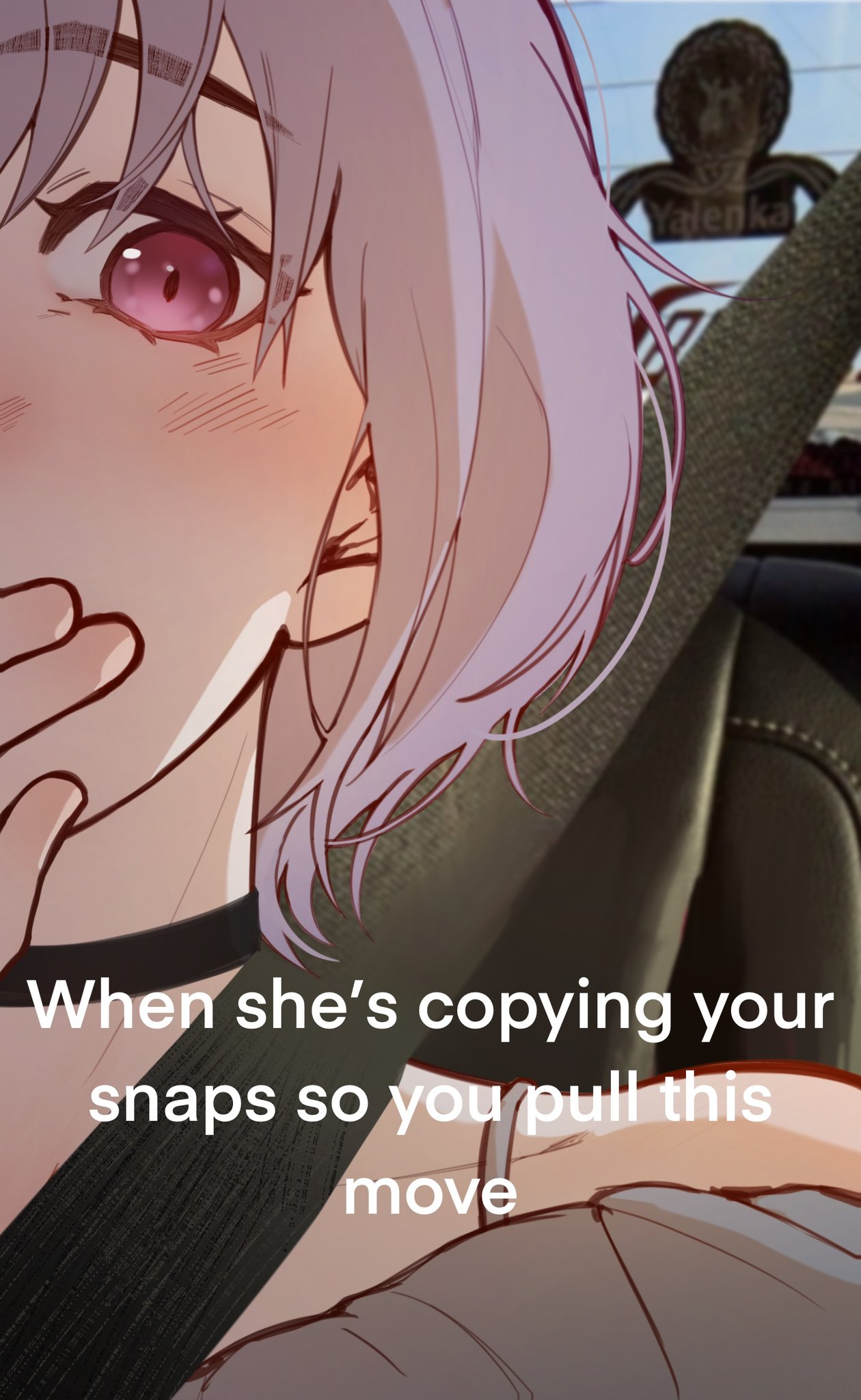 1girl, alirano_z, bang_dream!, bang_dream!_it's_mygo!!!!!, black_choker, blush, choker, commentary