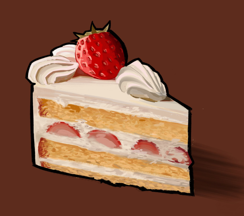 brown_background, cake, cake_slice, drugsandsocks, english_commentary, food, food_focus, fruit