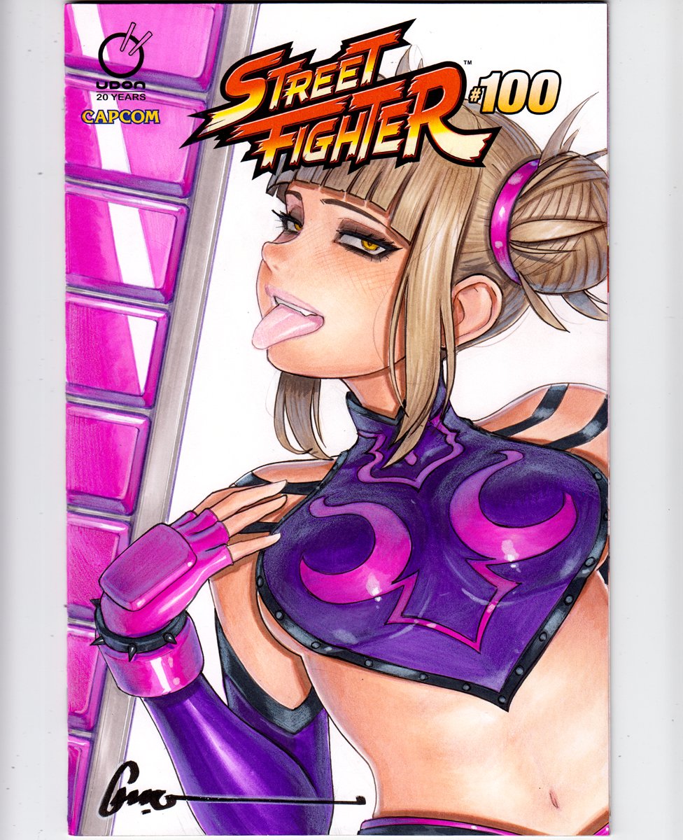 1girl, artist_name, bare_shoulders, blonde_hair, blunt_bangs, blush, boku_no_hero_academia, border