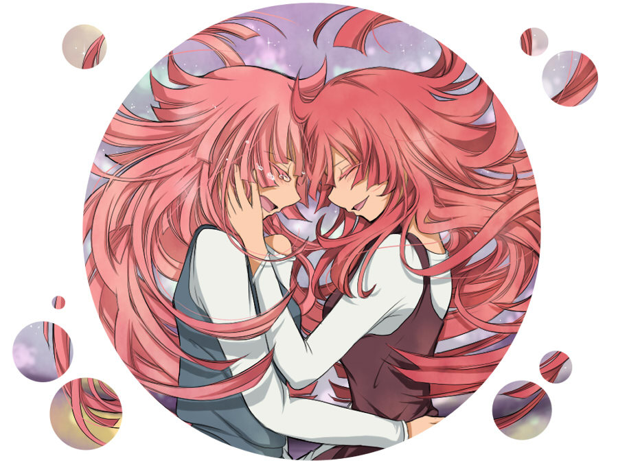 eyes_closed, inukai_(g_a), long_hair, overalls, pink_hair, star_driver, tears, you_marino