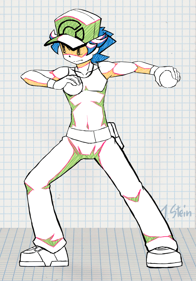 1boy, animated, animated_gif, belt, collarbone, commentary, covered_navel, english_commentary