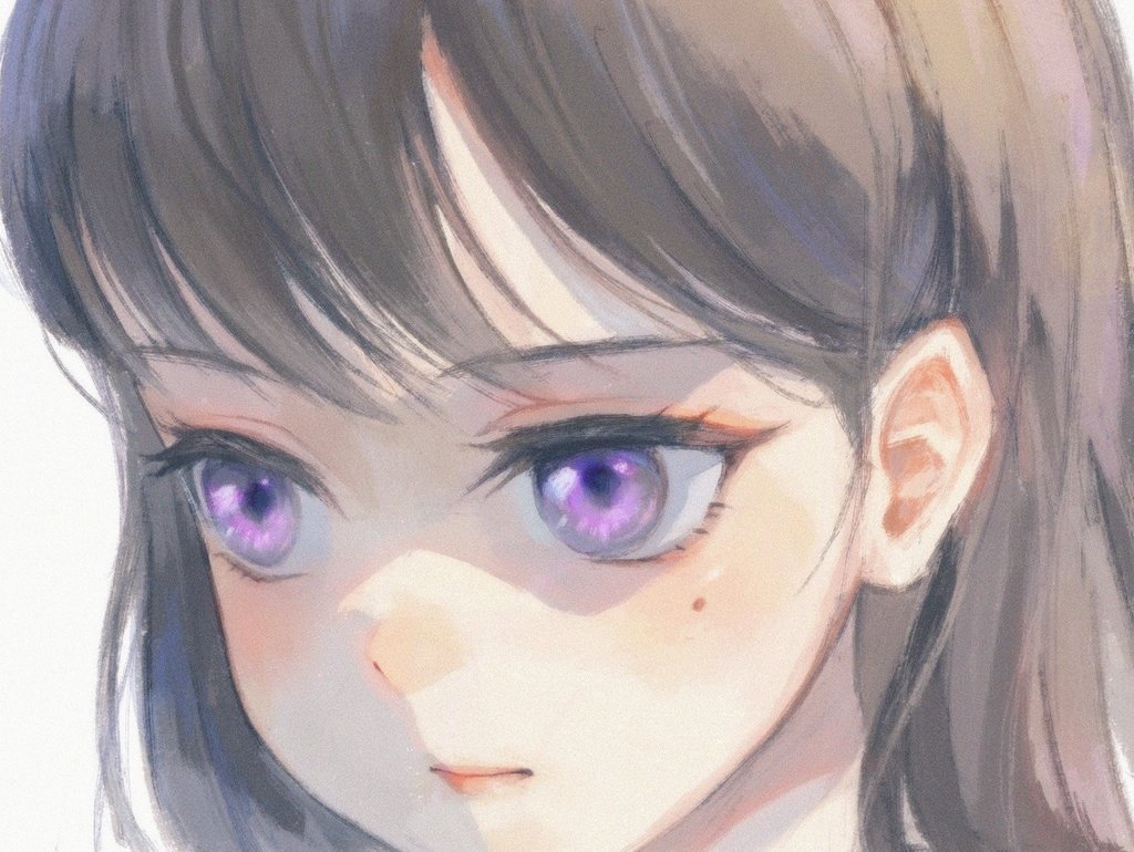 1girl, bang_dream!, bang_dream!_it's_mygo!!!!!, black_hair, close-up, closed_mouth, commentary_request, mole