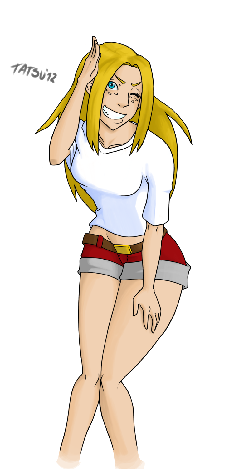 1girl, belt, blonde_hair, blue_eyes, cartoon_network, deviantart, ed_edd_n_eddy, female