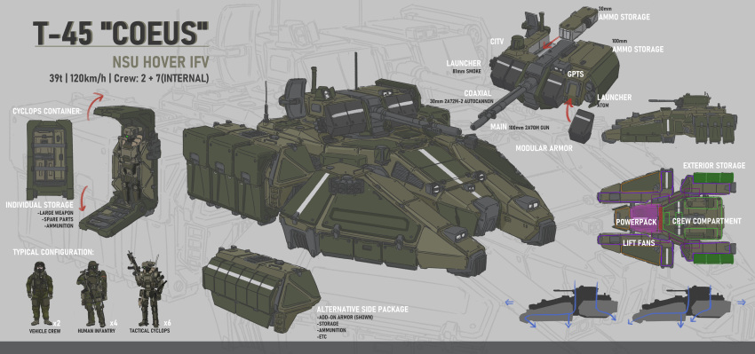 2others, 34composite, absurdres, ak-12, android, anti-tank_missile, armor, armored_vehicle