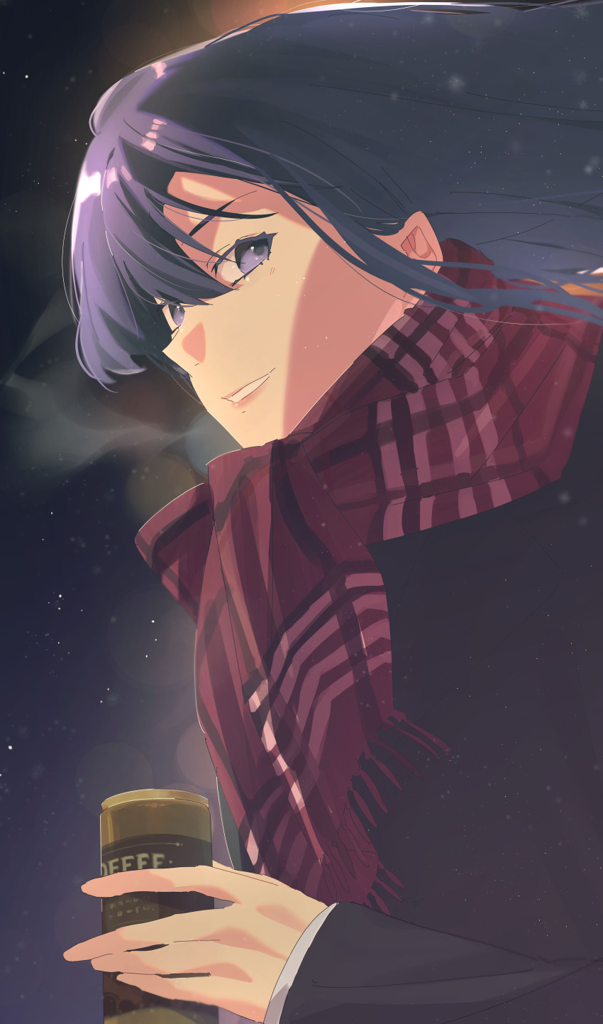 1girl, absurdres, alternate_costume, bambietta_basterbine, black_coat, black_eyes, black_hair, bleach