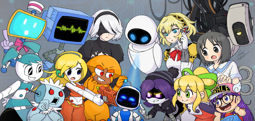 2b_(nier:automata), aigis_(persona), astro_bot, astro_bot_(series), chris-thekid, curly_brace, doukutsu_monogatari, dr._slump