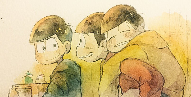 3boys, ahoge, antenna_hair, basket, bird, black_eyes, black_hair, blue_hoodie