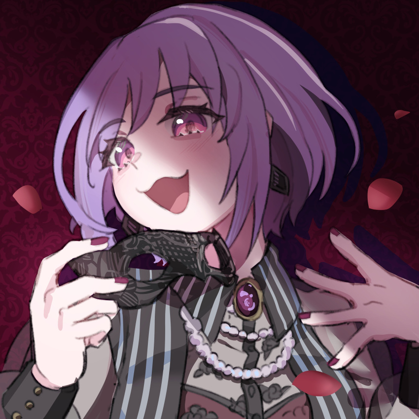 1girl, :3, absurdres, amoris_(bang_dream!), bang_dream!, bang_dream!_it's_mygo!!!!!, bead_necklace, beads